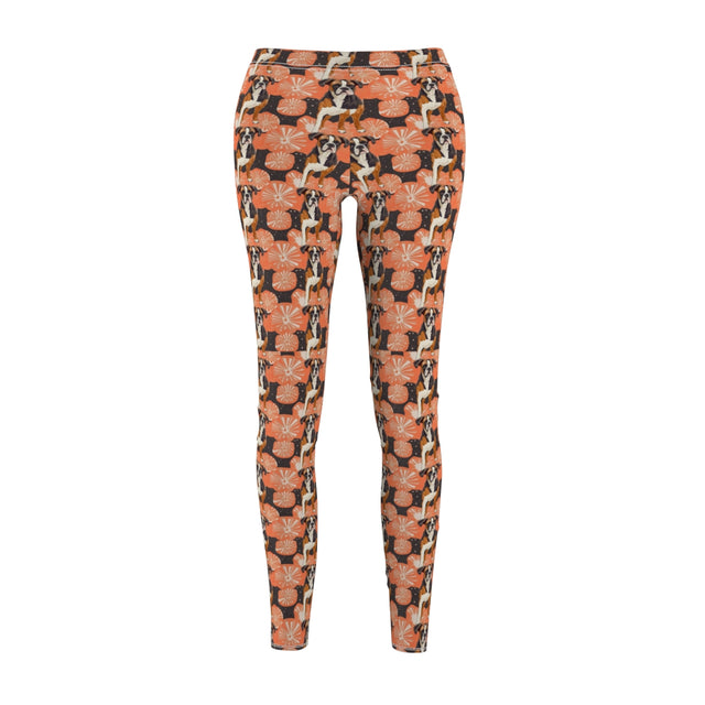 Persimmon Pop Boxers Leggings