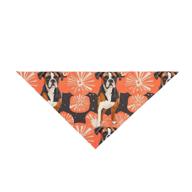 Persimmon Pop Boxers Pet Bandana