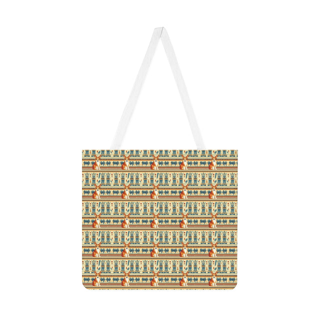 Pharaoh's Court Corgi Tote Bag