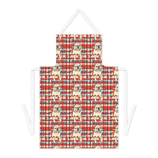 Picnic Paws Plaid Apron