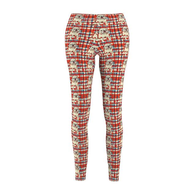 Picnic Paws Plaid Leggings