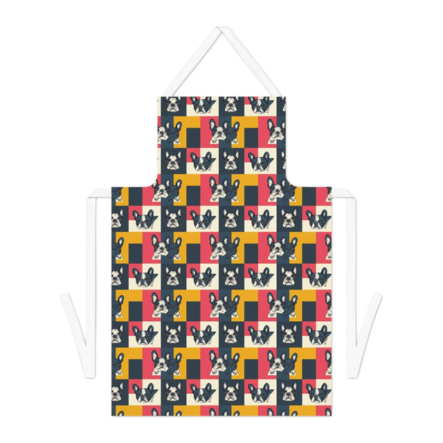 Pop Art Frenchie Block Apron