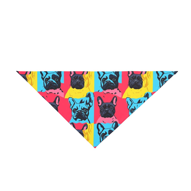 Pop Art Frenchies Pet Bandana