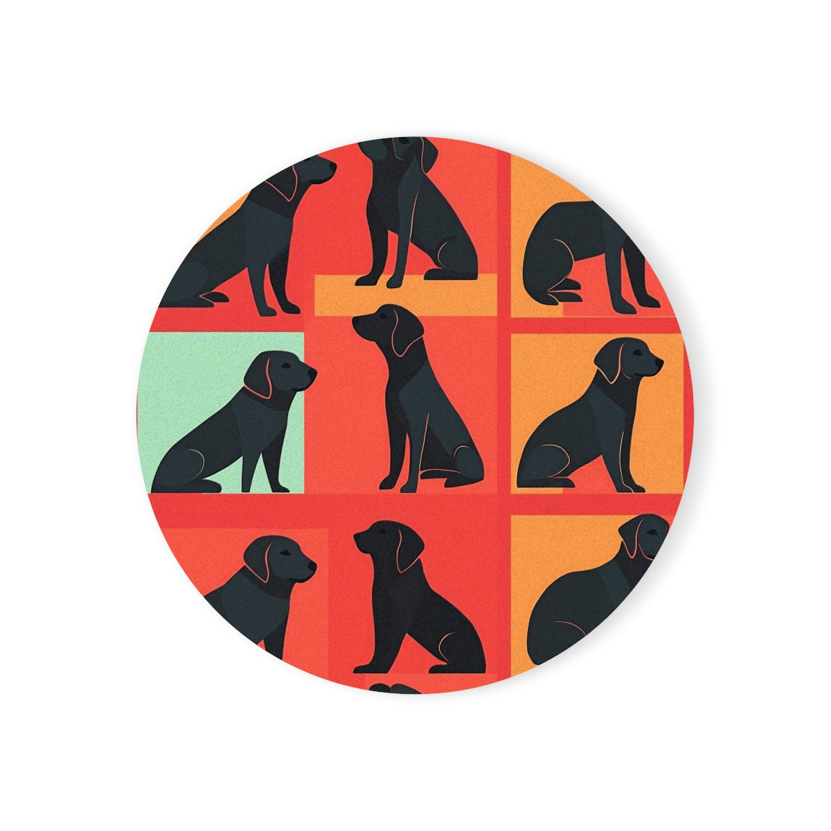 Pop Art Labrador Gallery Coasters