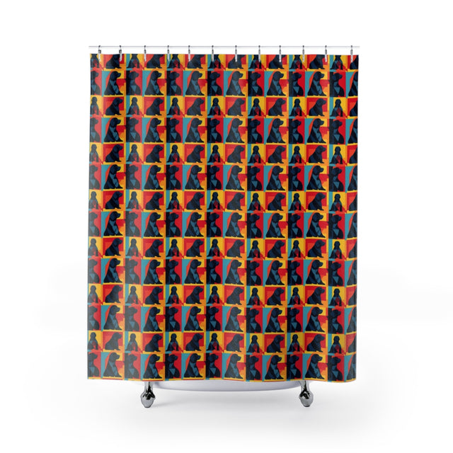 Pop Art Labradors Shower Curtain
