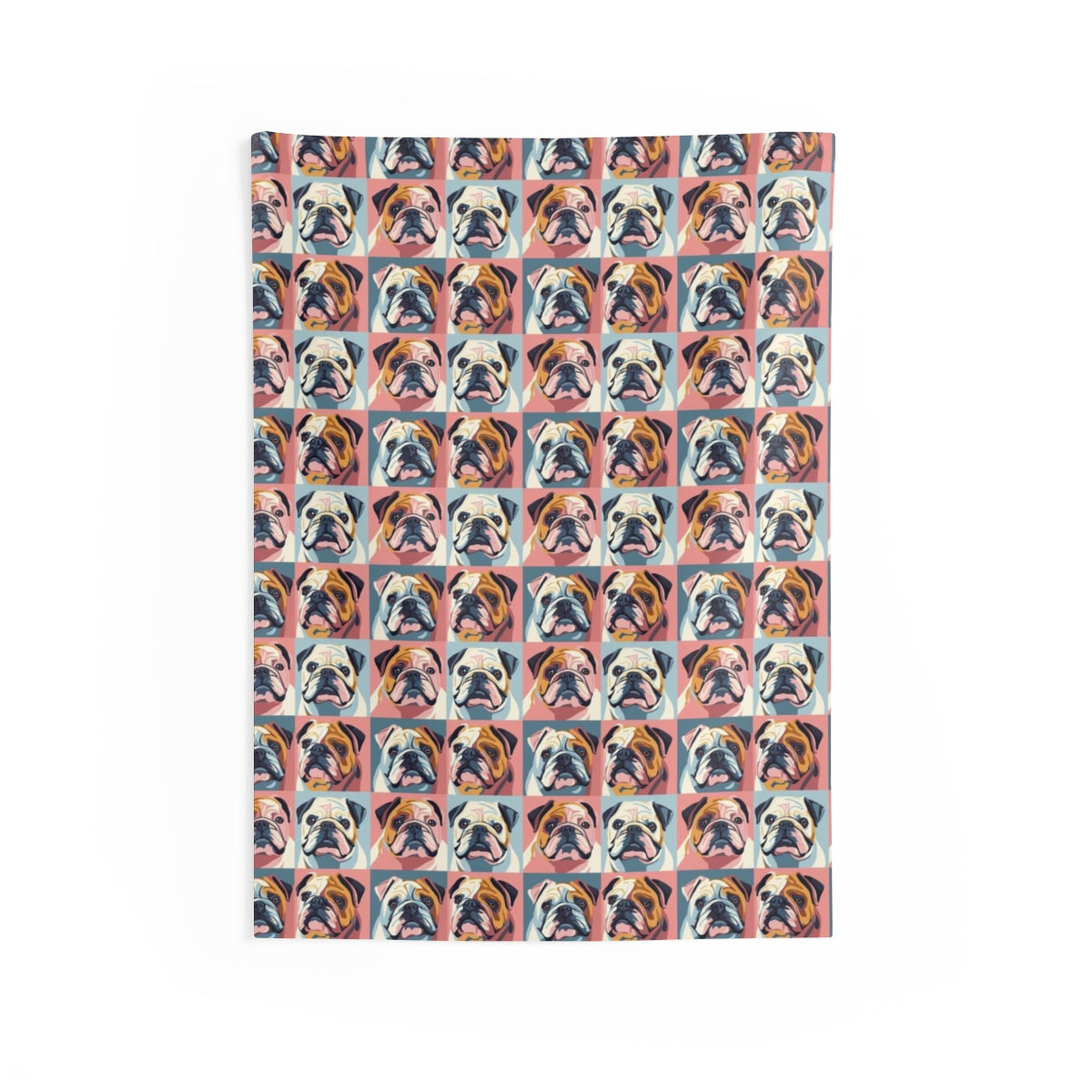 Pop Art Pug Gallery Wall Tapestry
