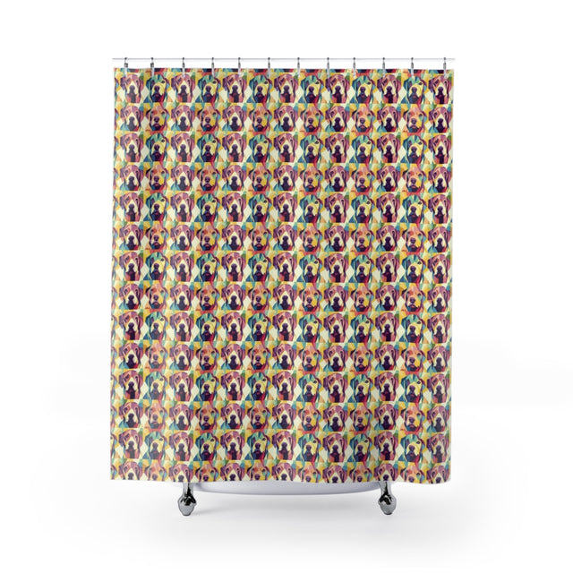 Prism Pups Kaleidoscope Shower Curtain