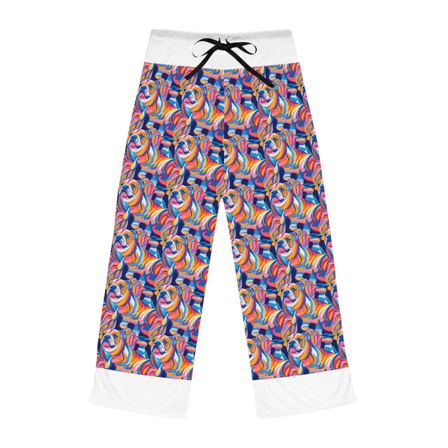 Psychedelic Bulldog Dream Pajama Pants