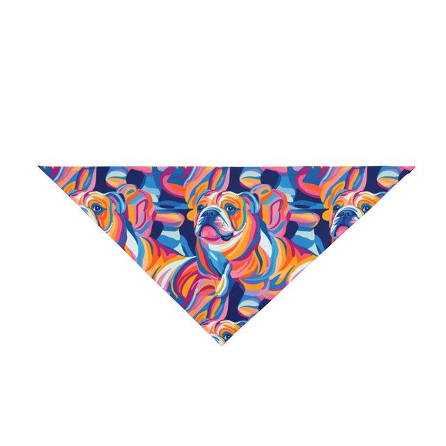 Psychedelic Bulldog Dream Pet Bandana