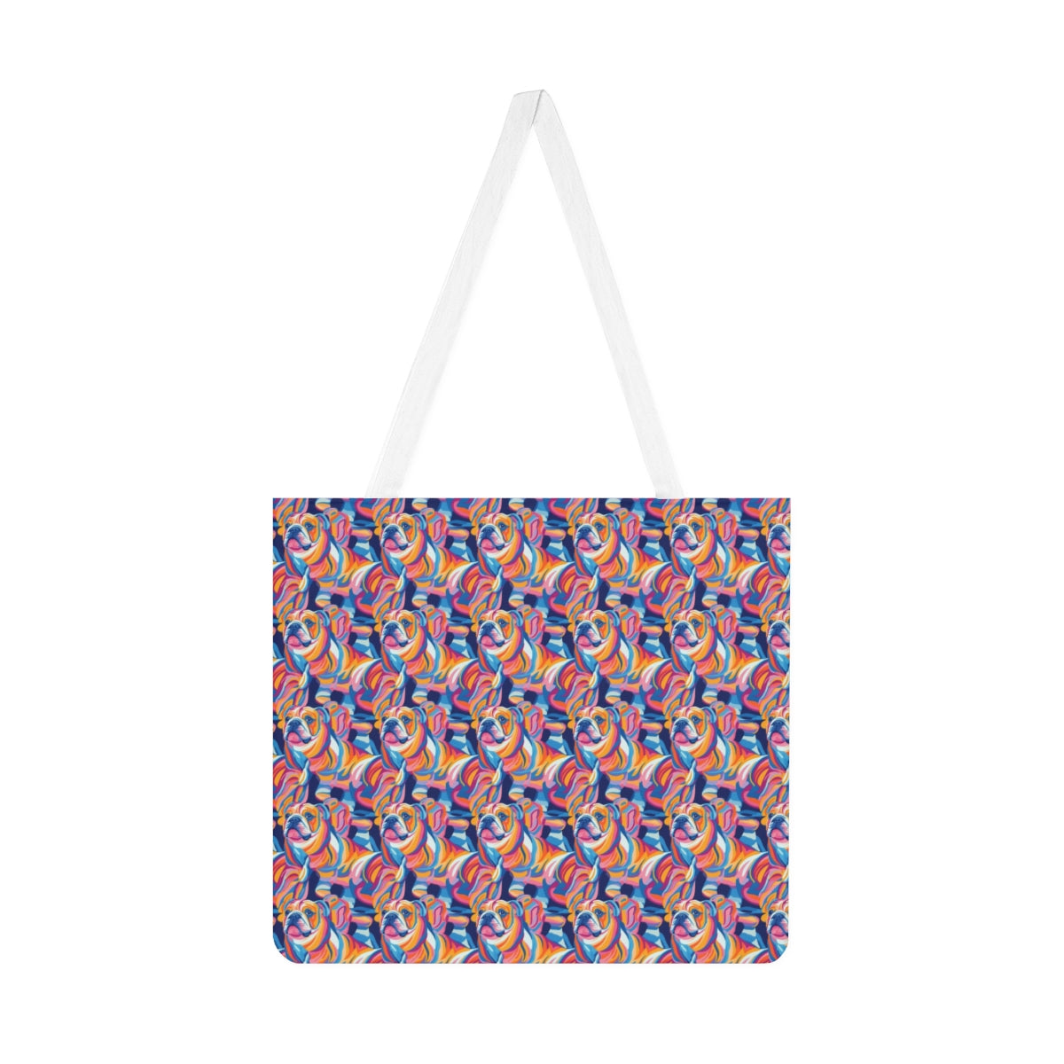 Psychedelic Bulldog Dream Tote Bag