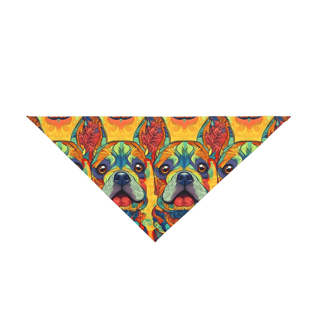 Psychedelic Frenchie Fantasy Pet Bandana