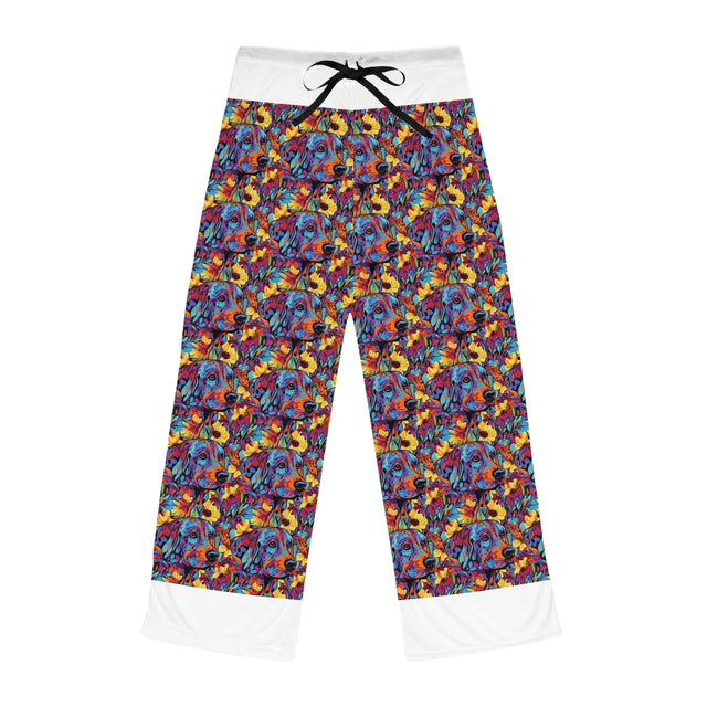 Psychedelic Garden Labrador Pajama Pants