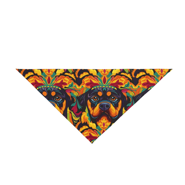 Psychedelic Rottweiler Dreams Pet Bandana