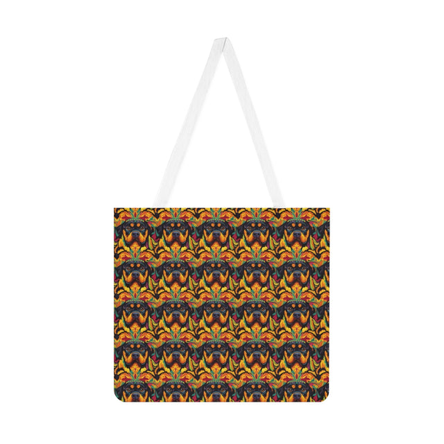 Psychedelic Rottweiler Dreams Tote Bag