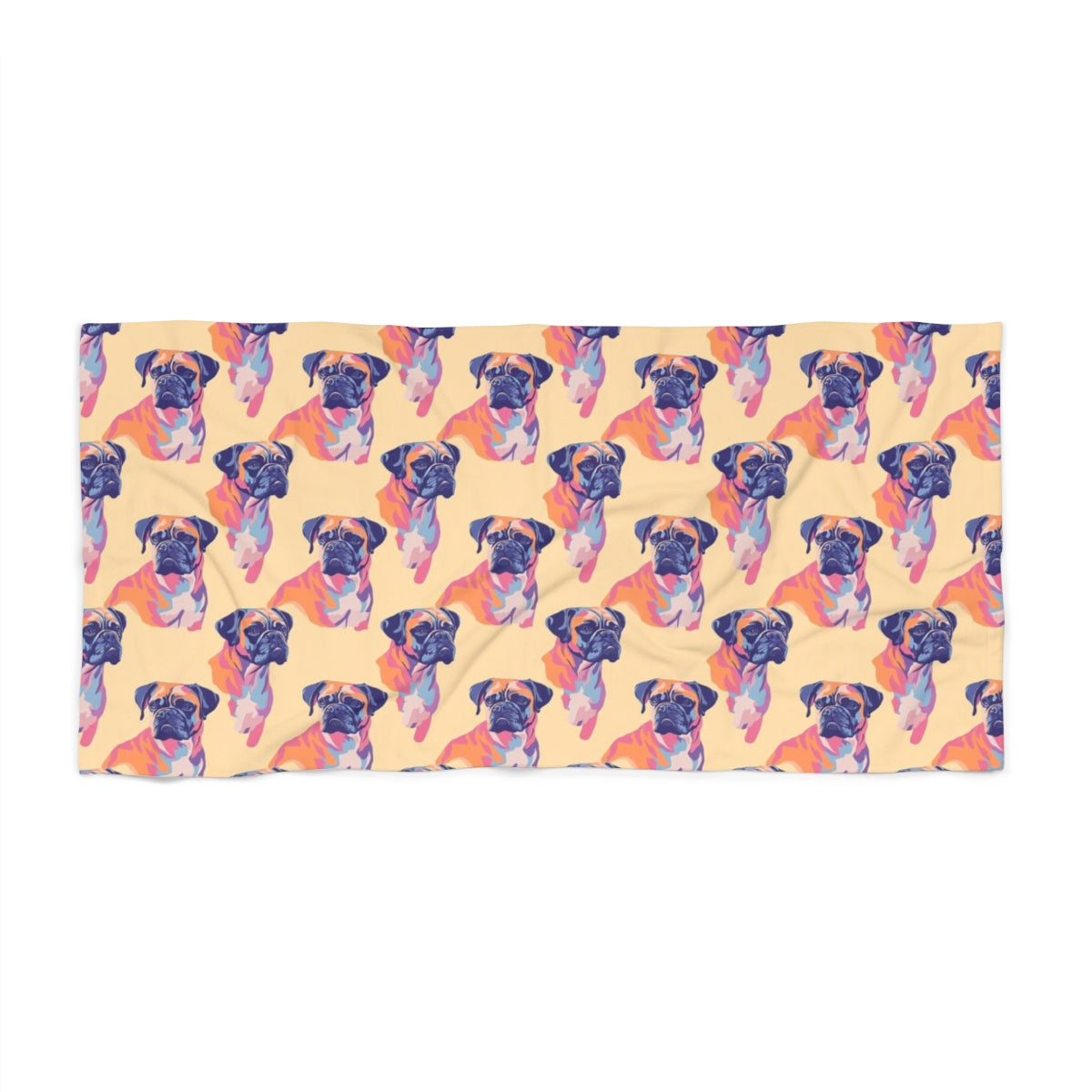 Purple Electric Boxers Beach Towel