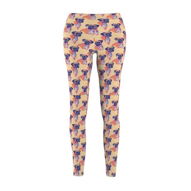 Purple Electric Boxers Leggings