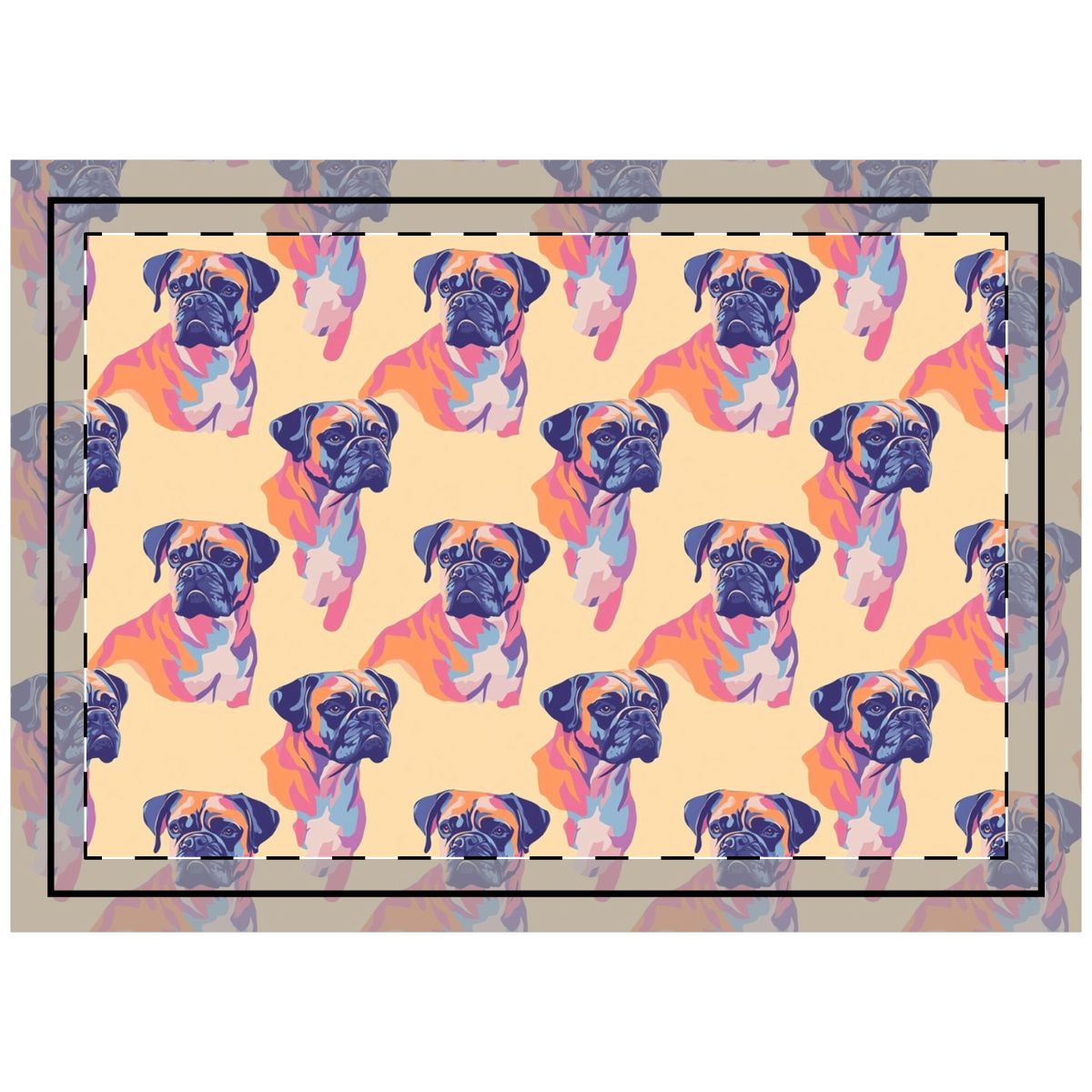 Purple Electric Boxers Throw Pillow