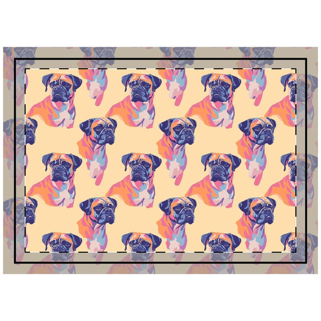 Purple Electric Boxers Throw Pillow