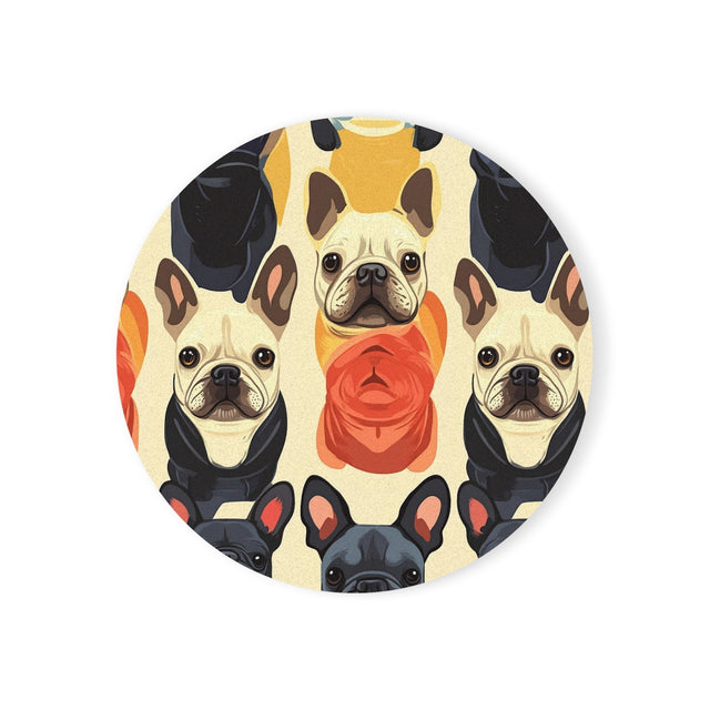 Rainbow Frenchie Parade Coasters
