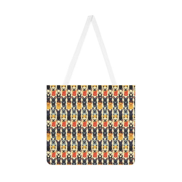 Rainbow Frenchie Parade Tote Bag
