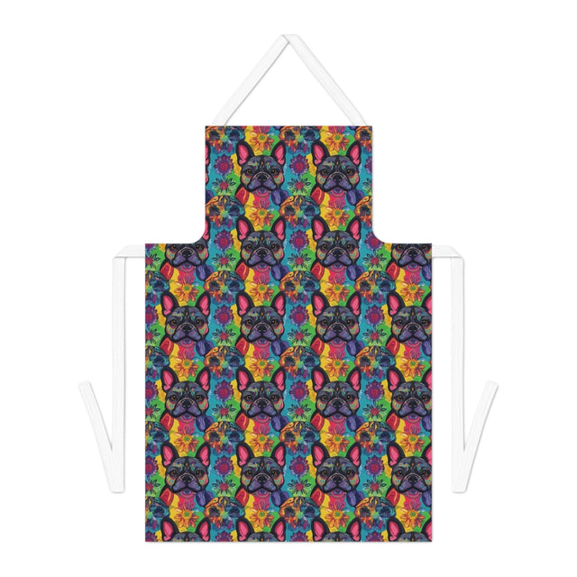 Rainbow Kaleidoscope Frenchies Apron