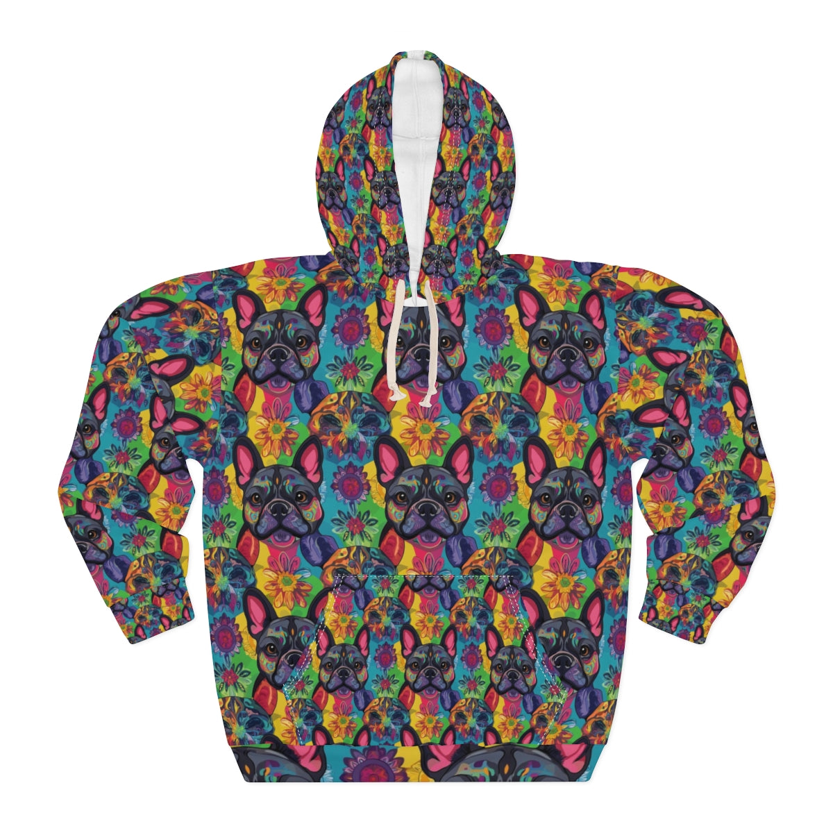 Rainbow Kaleidoscope Frenchies Hoodie