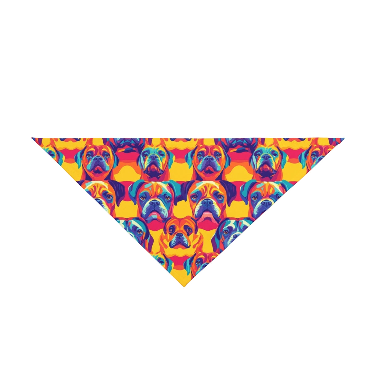Rainbow Neon Boxers Pet Bandana
