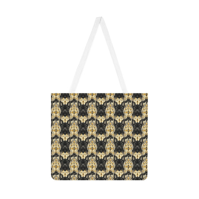 Regal Baroque Frenchies Tote Bag