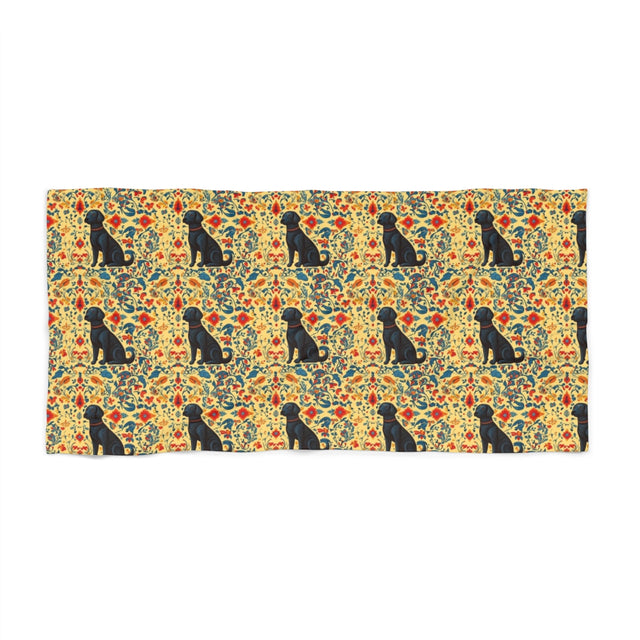 Regal Tapestry Labs Beach Towel