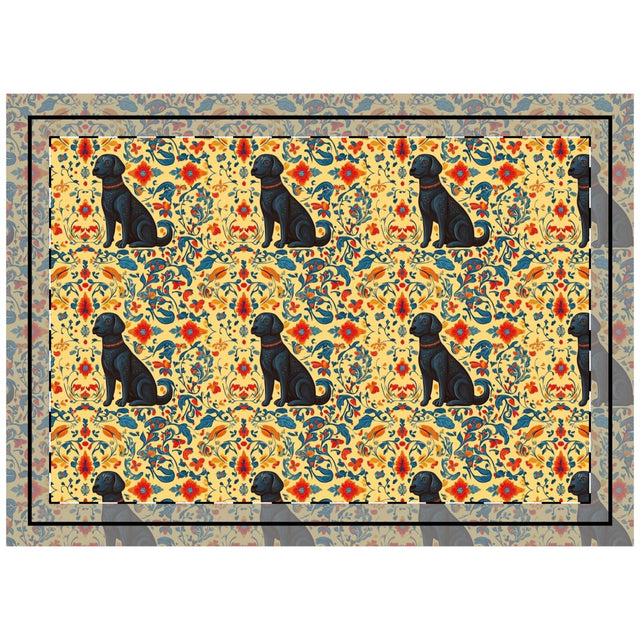 Regal Tapestry Labs Throw Pillow