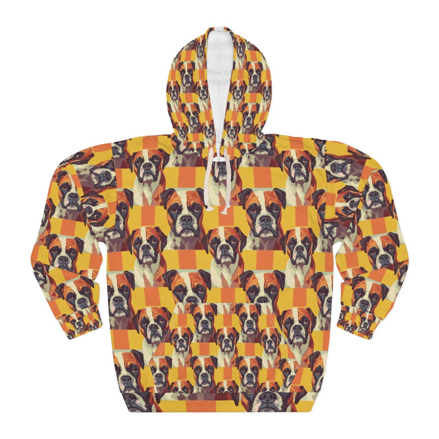 Retro Boxer Boulevard Hoodie