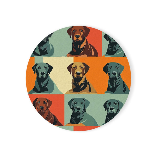 Retro Pop Labradors Coasters