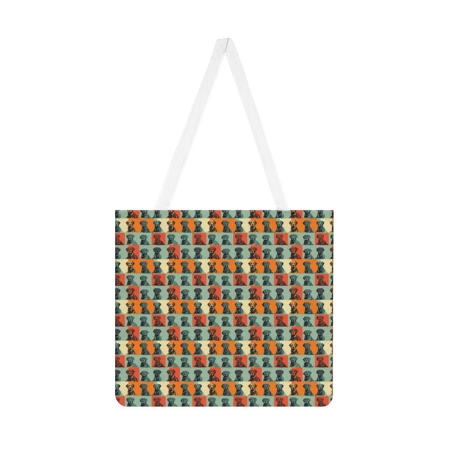 Retro Pop Labradors Tote Bag
