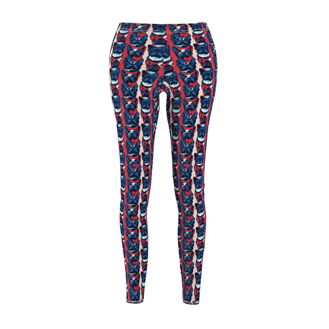 Revolutionary French Blues Leggings