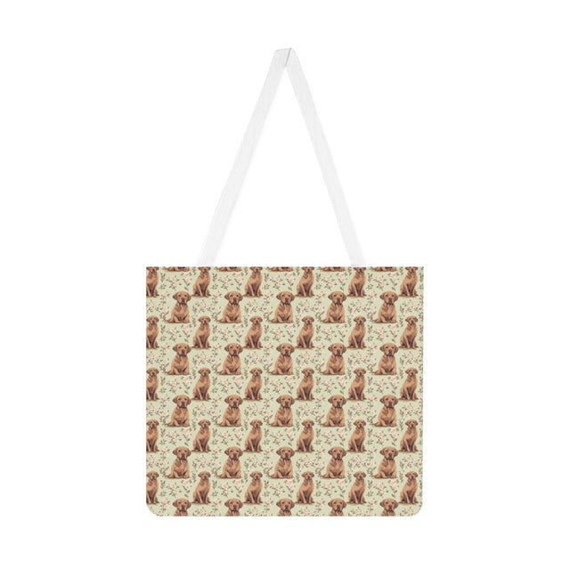 Rose Garden Labradors Tote Bag