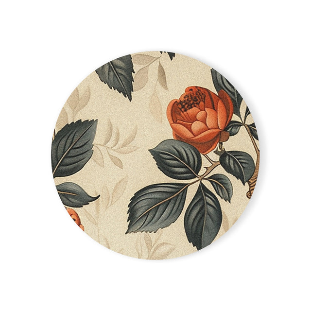 Rose Garden Reverie Pugs Coasters