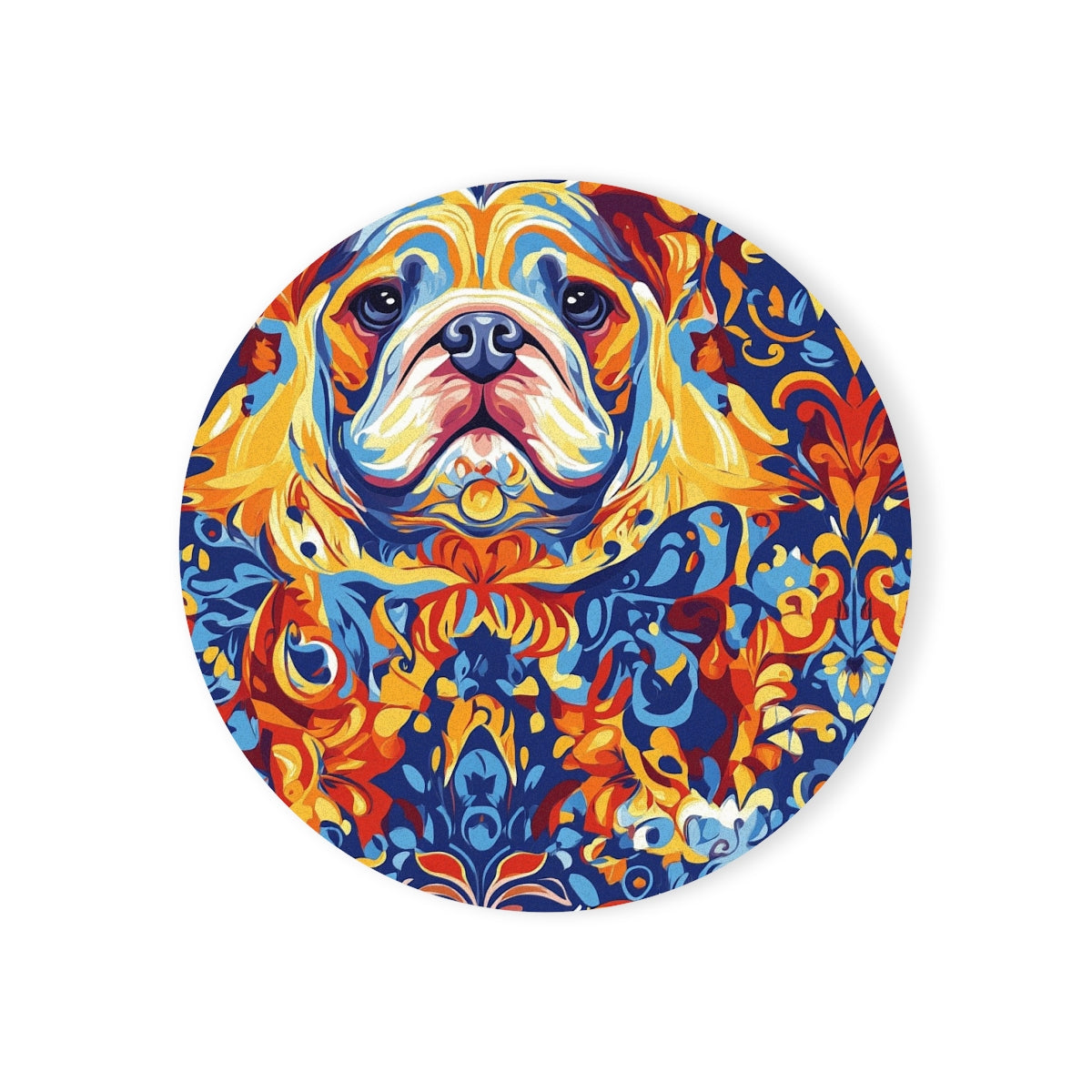 Royal Baroque Bulldog Coasters