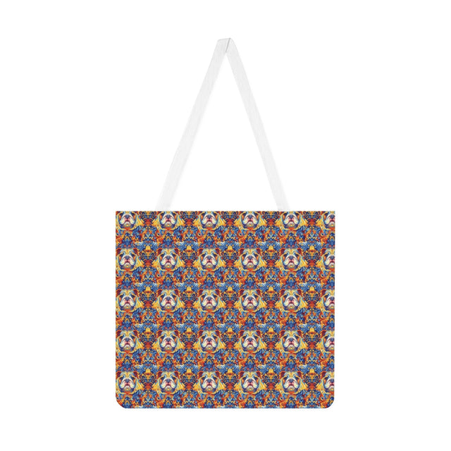 Royal Baroque Bulldog Tote Bag