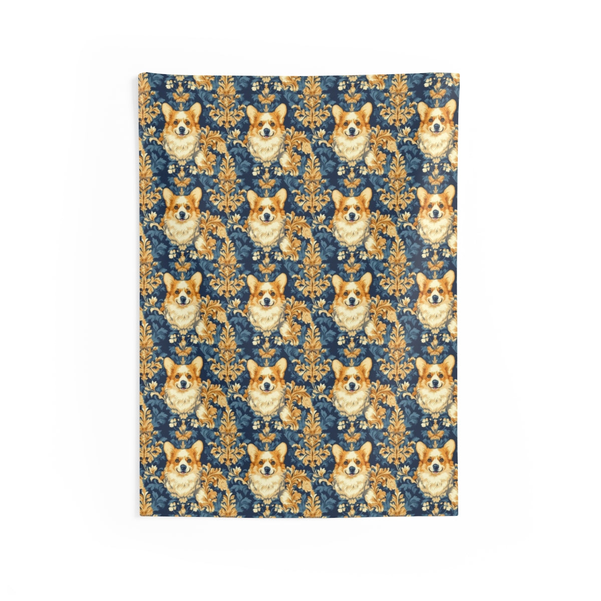 Royal Baroque Corgis Wall Tapestry