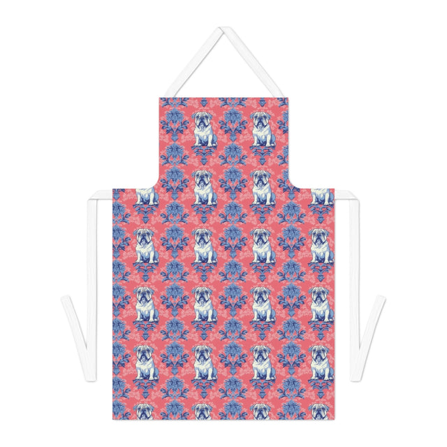 Royal Damask Bulldogs Apron