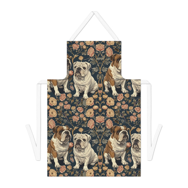 Royal Rose Garden Bulldogs Apron