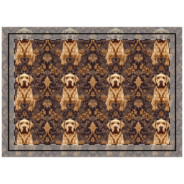 Royal Tapestry Labradors Throw Pillow