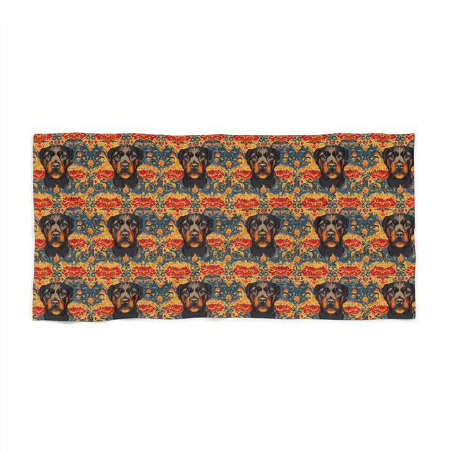 Royal Tapestry Rottweilers Beach Towel