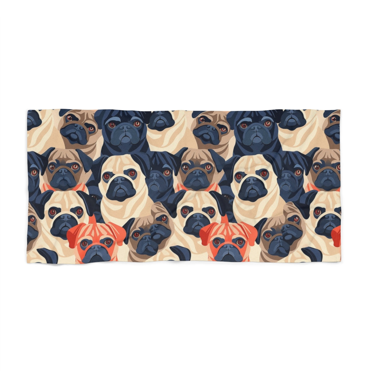 Ruby Eyes Assembly Beach Towel