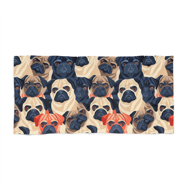 Ruby Eyes Assembly Beach Towel