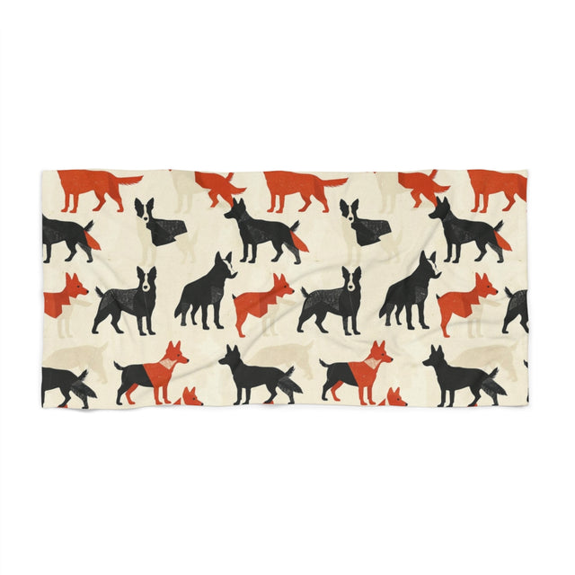 Russet Shadows Beach Towel