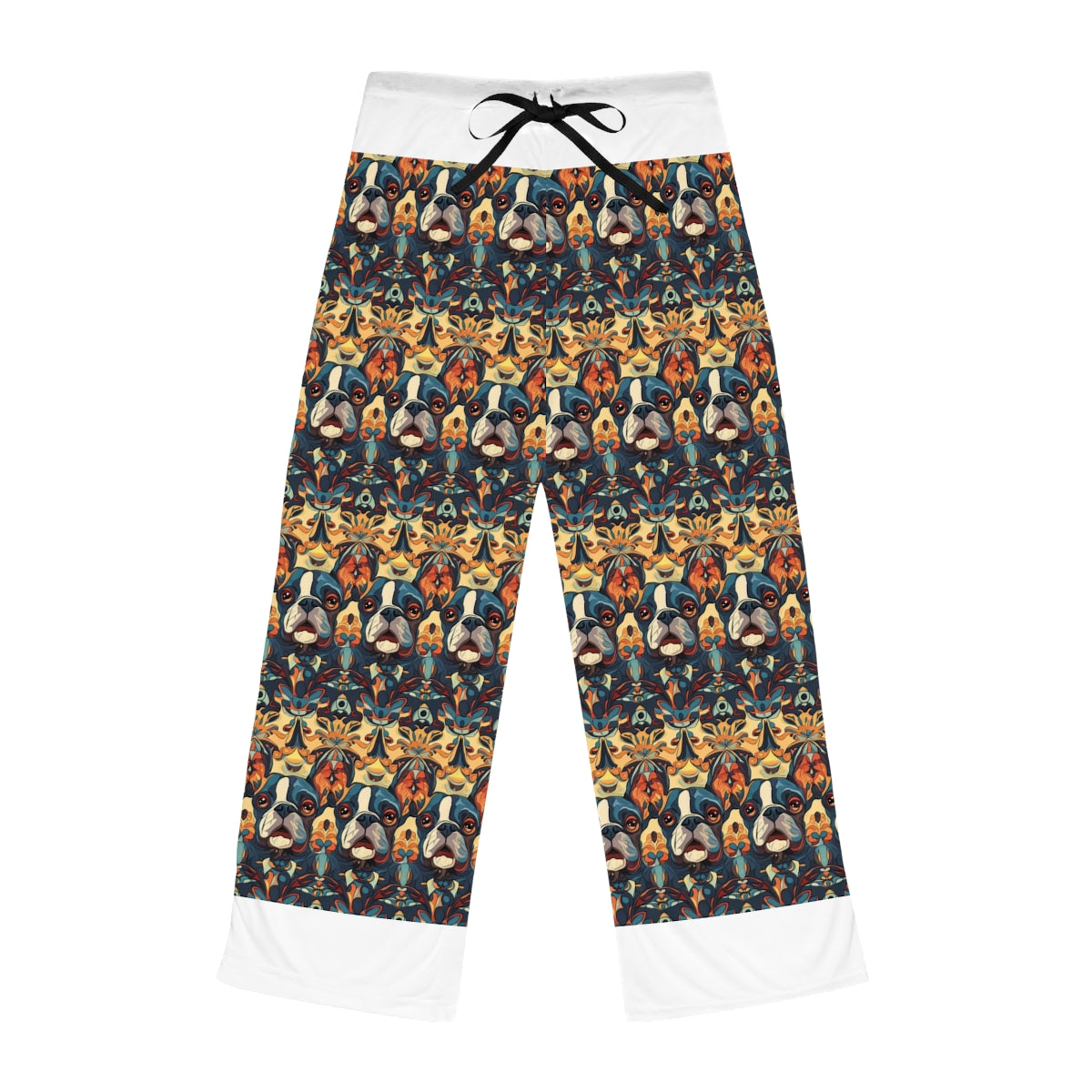 Rust Kaleidoscope Frenchies Pajama Pants