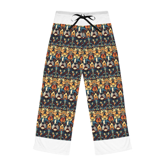 Rust Kaleidoscope Frenchies Pajama Pants