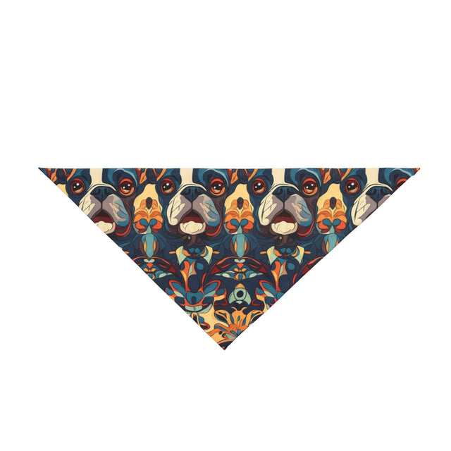 Rust Kaleidoscope Frenchies Pet Bandana