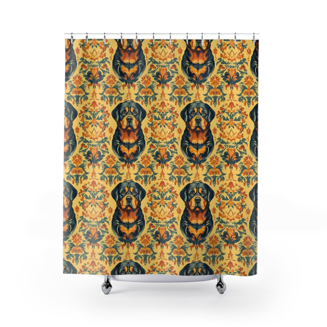 Sage Cream Reverie Shower Curtain
